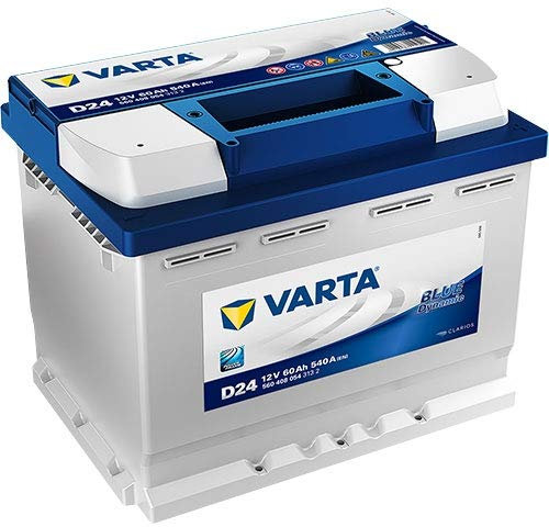 Varta Bleue Dynamic D24 Autobatterie 12V 60Ah ETN 560 408 054 T1 Zellanlegung 0
