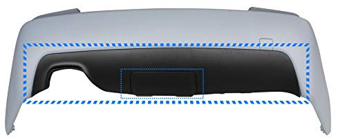 JOM 5111333JOM Diffusor passend für BMW E60 E61 Stoßstange mit Anhängerkupplung 03-10