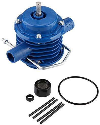 Tissting Mini Pompe à Eau pour Perceuse Électrique, Pompe de Transfert d'Eau Auto-amorçante en Acier Inoxydable et Plastique Technique, Léger et Portable pour Jardinage, Aquarium, Étang et Irrigation