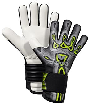 Erima Unisex Erwachsene FleX-Ray Match Torwarthandschuh, schwarz/lime, 9