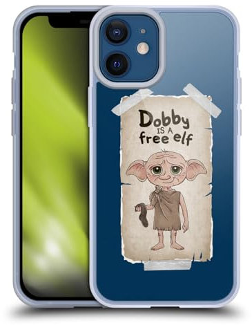 Head Case Designs Officially Licensed Harry Potter Dobby Memorabilia Gel Case [Military Grade Protection] Compatible with Apple iPhone 12 Mini and Compatible with MagSafe
