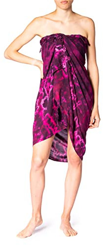 PANASIAM tiedye Sarong purple