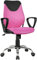 möbelando Kinder-Schreibtischstuhl Terni Schwarz Pink für Kinder ab 6 mit Lehne | Kinder-Drehstuhl Kinder-Bürostuhl ergonomisch | Jugendstuhl höhenverstellbar