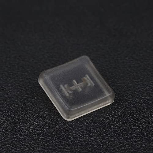 DucKey Keycap A Basso Profilo, Copritasti in Bianco PBT Trasparente Nero Bianco for Tastiera Meccanica Kailh 1350 Chocolate Low Switch (Color : Black Transparent, Size : 70PSC)