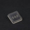 DucKey Keycap A Basso Profilo, Copritasti in Bianco PBT Trasparente Nero Bianco for Tastiera Meccanica Kailh 1350 Chocolate Low Switch (Color : Black Transparent, Size : 70PSC)