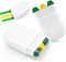 Brazil Flag Face Paint - Green Yellow Green 3 Colors Stripe Fan Brush Stick, Face and Body Paint for Brazilian National Day, Cosplay, Party, Football Supporters World Cup Euros Sports Events (2 Pack)