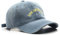 VPTMRP Los Angeles bestickte Baseballkappe Washed Denim Cap, Hell, blau, M/L