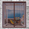Fliegengitter Tür Magnetisch 65 x 85 cm Fliegengitter Fenster Einfache Installation Auto Schließen Magnetvorhang Für Balkontür Terrassentür, Braun