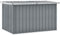 FIRBNUS Gartentruhe Gartenbox 149x99x93 cm mit Klappdeckel Garten Aufbewahrungsbox Auflagenbox Kissenbox Box mit Deckel Gartenboxen Gartenschrank Storage Boxes Grau Verzinkter Stahl