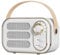 MARKELL Retro Speaker 360 Stereo Effect Bluetooth Mini Speaker Vintage Radio Home Decor Sound Box for Outdoor White