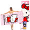 Hello Kitty Strandtuch-Set Paket mit 27 x 54 Hello Kitty Poolhandtuch plus tempor ren Tattoos und mehr (Hello Kitty Strandtuch f r Kinder und Erwachsene)