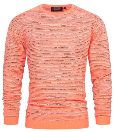 Indicode Herren INManfred Feinstrickpullover Herrenpulli aus 100% Baumwolle | Hochwertiger Herrenpullover für Büro und Freizeit, Herrenpullover, Strickpullover, Freizeitpullover, Pullover für Männer
