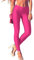 ORANDESIGNE Leggings Sportivi da Donna Lucidi Metallizzati Luminosi Pantaloni a Matita Pantaloni Fitness A Rose XL