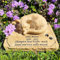 Piedra Conmemorativa Personalizada de un Gato durmiendo - Estatua de Gato para jardín - Piedra Conmemorativa de Mascota - Lápida para Tumba de Gato - Peldaño de Gato para conmemorar Mascota perdida