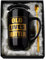 Funny Birthday Retirement Gifts for Men Women, 50th 60th 70th 80th Birthday Gifts for Elderly Senior Citizens - Old Lives Matter - Novelty Metal Glaze Mug with Gold Print, 18oz Large Black Ceramic Cup