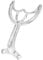 Veemoon Ceiling Fan Replacement Blades, Ceiling Fan Arm Bracket Metal Fan Blade Easy Installation Fan Accessory Ceiling Fan Repair Kit