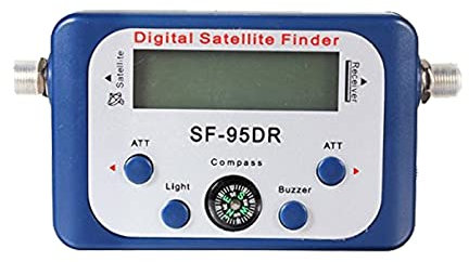 KOROBIE Satellitenfinder, Signalfinder-Messgerät, Satellitensucher SF-95DR Satellitensucher-Messgerät zum Einstellen Einer Satellitenschüssel