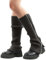 JK Home Zip Leg Warmers for Women Gothic Boot Cuffs with Side Zip Removable, Winter Knit Crochet Women's Leg Warmer Knitted Knee Long Leg Cover Leggings Boot Socks Cover for Ladies Y2K Deep Grey