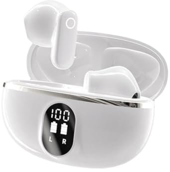 ENC Noise Reduction Bluetooth Earphones Bluetooth 5.4 Headphones With Stereo LED Display Headset Earbuds Mic, Pad in-ear earbuds Earbuds 40H Computer 5.3 Headphones Earbuds earbuds HiFi Playti