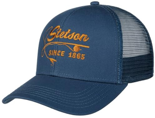 Stetson Madison Cap Trucker Mesh Snapback Herren blau One Size