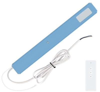 Pesderty Blinds Motor Smart Voice-Controllable Roller Shade Blinds Motor mit 1-Wege-Fernbedienung für Roman, Honeycomb Matter WiFi