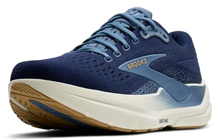 Brooks Men’s Ghost Max 3 Neutral Running & Walking Shoe, Blue/Starfish/Moonlight, 14 UK
