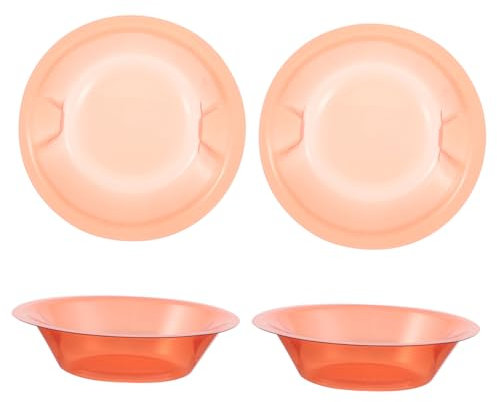 SHINEOFI 4 Stücke Rauchmelderabdeckung Abdeckung für Küchenrauchmelder Schutz Alarm zum Kochen -Abschirmzubehör backen Detektoren Kappe Plastik rot