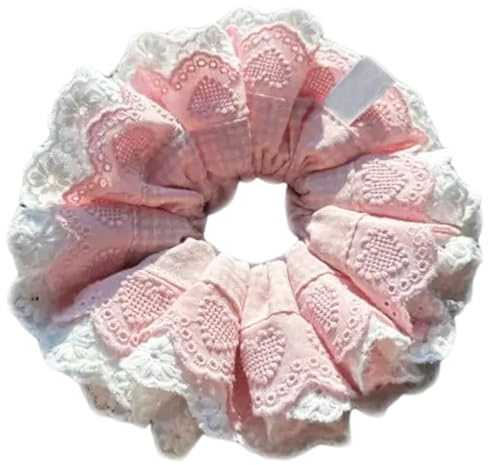 Frühlings-Haargummi, elastische Haargummis, Spitzenbesatz, Pferdeschwanz, Haargummi für Mädchen, Haarstyling-Werkzeug