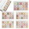 HABNI 75 Aufkleber Laminierte Bibel-Tabs, Rosa Grau Großer Druck Mit Leeren Laminierten Bibelreitern Leicht Zu Lesende Und Anzuwendende Bibel-Journaling-Tabs