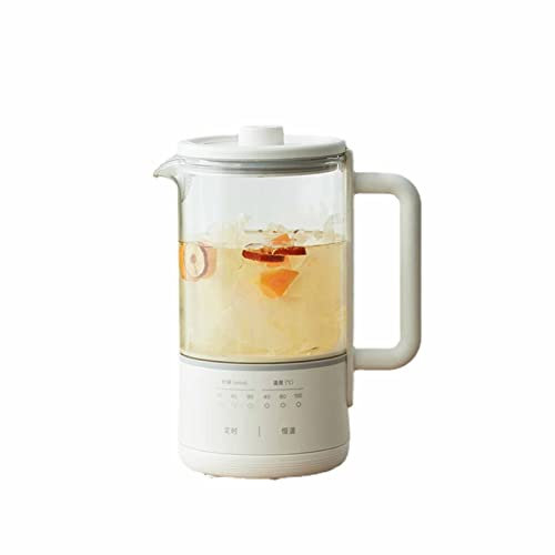 KRXSOBNV, Glass Tea Kettl Hot Tea Machines 600ML Temperature Control Kettle with Filter Stainless Steel Dry Boil Protection ,Electric Kettle