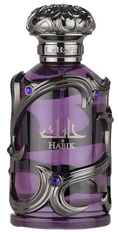 Lattafa Habik – Spicy, Aromatic, Woody, Musky, Eau de Parfum Spray Long-Lasting Duft für Männer, 100 ml