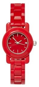MACHETE Mono Watch Mini – Montre analogique pour femme avec mouvement suisse 29,3 mm, acétate italien, matériel en acier inoxydable, étanche jusqu'à 50 m (rubis)
