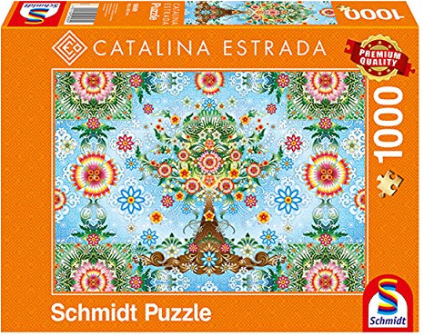 Schmidt Spiele- Puzzle Bunter Baum, 1000 Teile, 59589