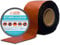 Ruban d'étanchéité en aluminium bitumé - Ruban de réparation de bitume - Couleur : Rouge brique de terre cuite - 75 mm - Rouleau de 10 m d'épaisseur 1,5 mm