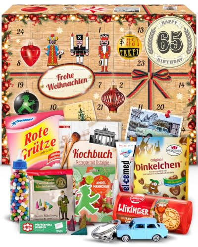 65 GeburtstagsGeschenk/Weihnachtskalender/Weihnacht Kalender für Frauen 2024 2025