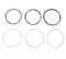 Drfeify Cordes pour Instrument de Musique de Guitare Classique(Black&White)