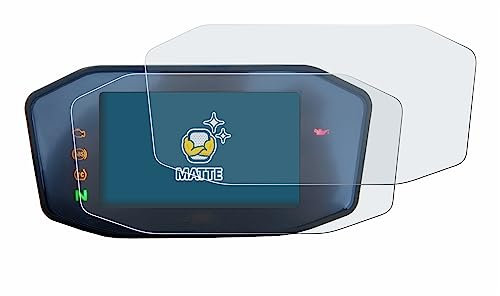 BROTECT Entspiegelungs-Schutzfolie für KTM 890 Duke R 2020 TFT Screen (2 Stück) Matte Displayschutz-Folie, Anti-Reflex, Anti-Fingerprint