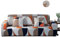ARNTY Sofabezüge, Moderne Elastischer Sofabezug Stretch 1/2/3/4 Sitzer Couchbezug Antirutsch Blumendruck Sofahusse für Couch Möbelschutz(Bunt-Geometrisches Muster, 2 Sitzer Sofabezüge:141-180cm)