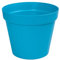 botle Blumentopf Pflanzkübel rund Topf Übertopf Kunststoff Terracotta Fensterbank Terasse Garten Wintergarten 8 Farben 4 Größen (türkis, 58 cm)