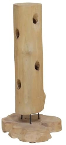 vidaXL Cantinetta per 8 Bottiglie Portabottiglie Rastrelliera per Vini Mobiletto per Bottiglie Mobili per la Cucina 40x30x80 cm in Legno di Teak
