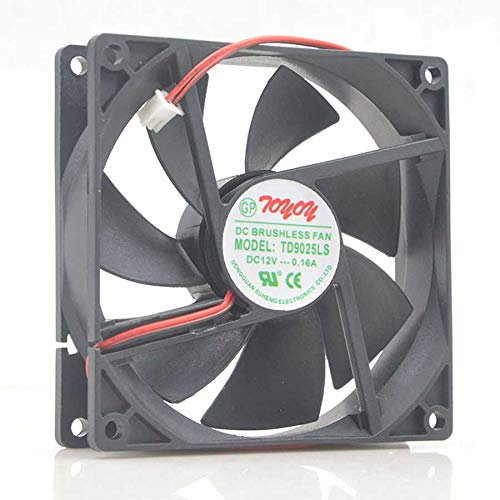 cooling fan TD9025LS,Server Cooler Fan TD9025LS 12V 0.16A, Hotel Refrigerator Silent Fan for 90x90x25mm 2-wire