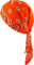 fashionchimp Zandana aus 100% Baumwolle, Bandana-Kopftuch, Bikertuch für Damen und Herren, Muster-Print (Orange-Paisley)