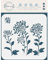 Chinesische Mütter Schablone, 15 x 16,5 cm (S) – traditionelle chinesische Schriftzeichen Chrysanthemen Schablone zum Malen