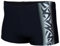 Aquarti Maillot de Bain avec Rayures Shorts de Natation pour Homme, 13717A Noir/Graphite, 5XL