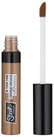Sleek MakeUP In Your Tone Longwear-Concealer, versteckt Augenringe und deckt Hautunreinheiten ab, aufbaubare mittlere bis volle Abdeckung, 5C, 7 ml