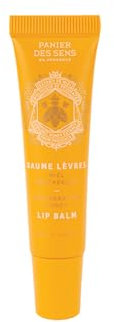 Panier des Sens Lippenpflege Honey mit SheaButter - Made in France Premium Lippenbalsam, Praktischer Applikator - 15ml - 99% der Inhaltsstoffe natürlichen Ursprungs Lip Balm