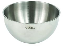 Gobel - Cul de poule - fond rond - inox - Ø 30 cm, Argent