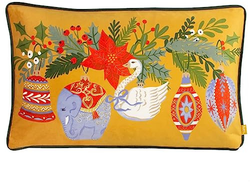 furn. Deck The Halls Baubles Cushion Cover