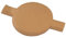 100Pcs 25cm Baking Paper, Non-Stick Baking Parchment Round Cake Tin Liners with Hanging Ears for Kitchen Home (Brown)