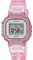 Casio Montre Quartz Unisexe 30.00mm avec Cadran Clear Digitale et Bracelet en Plastic/Resin Bracelet Rose LA-20WHS-4AEF